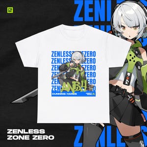 Anby Themed Streetwear Shirt, Zenless Zone Zero, ZZZ, Otaku, Unisex tee, Anime, Apparel, Gamer Merch, Cotton Tee, Great for Gifts