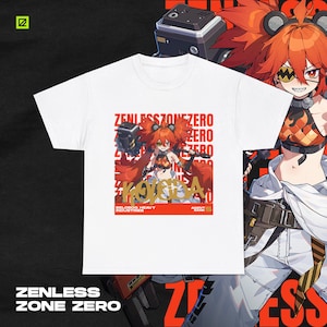Koleda Themed Streetwear Shirt, Zenless Zone Zero, ZZZ, Otaku, Unisex tee, Anime, Apparel, Gamer Merch, Cotton Tee, Great for Gifts