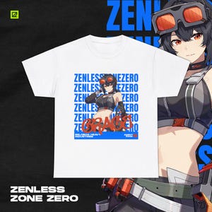 Grace Themed Streetwear Shirt, Zenless Zone Zero, ZZZ, Otaku, Unisex tee, Anime, Apparel, Gamer Merch, Cotton Tee, Great for Gifts