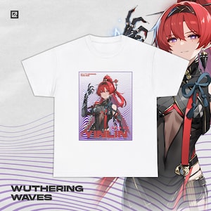 Yinlin Wuthering Waves Shirt Gacha Game Merch Fan Shirt Unisex Cotton