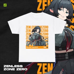 Jane Doe Themed Streetwear Shirt, Zenless Zone Zero, ZZZ, Otaku, Unisex tee, Anime, Apparel, Gamer Merch, Cotton Tee, Great for Gifts