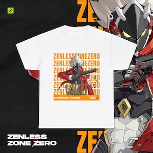 Billy Themed Streetwear Shirt, Zenless Zone Zero, ZZZ, Otaku, Unisex tee, Anime, Apparel, Gamer Merch, Cotton Tee, Great for Gifts