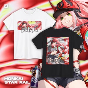Rappa Themed Streetwear Shirt, Honkai Star Rail, HSR, Otaku, Unisex tee, Anime, Apparel, Gamer Merch, Cotton Tee, Great for Gifts