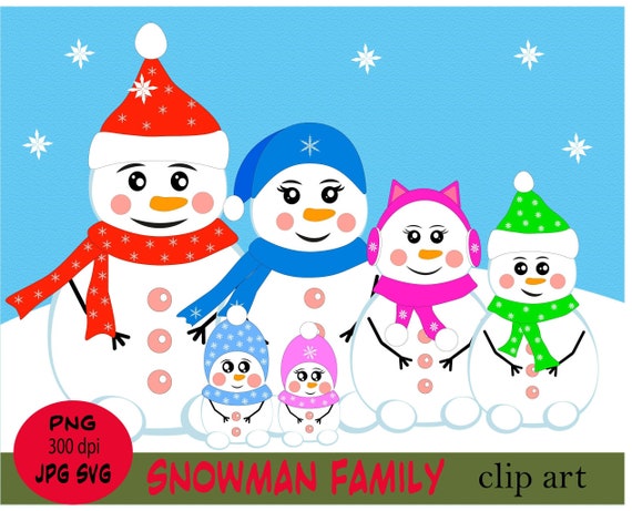 Christmas Snowmen Family Clip Art Funny Snowman Clip Art Svg - Etsy Christmas Snowmen Family Clip Art Funny Snowman Clip Art Svg - Etsy