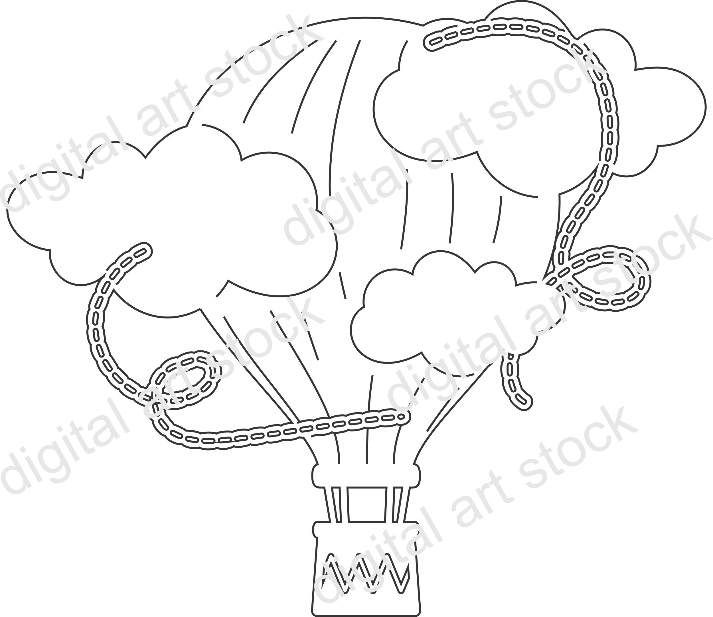 Baby Stat Announcement Template SVG With Balloon Birth Announcement Svg ...