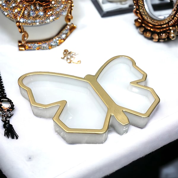 Earring and Butterfly Jewelry Dish Set main image 0