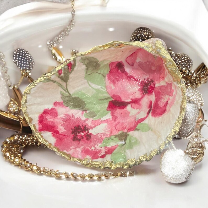 Kit de manualidades con dólares de arena y conchas de Florida para decoupage, regalo de San Valentín, kits de decoupage, kit de bricolaje, regalo de agradecimiento para maestros, kit de manualidades para niños imagen 3