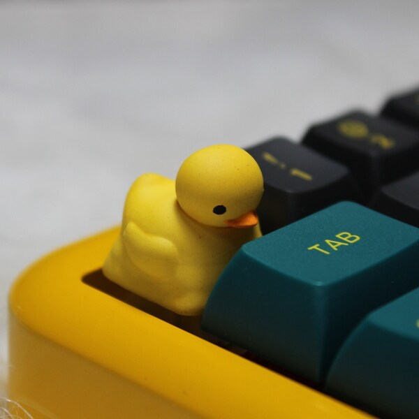 Rubber Duck Keycap Set Etsy