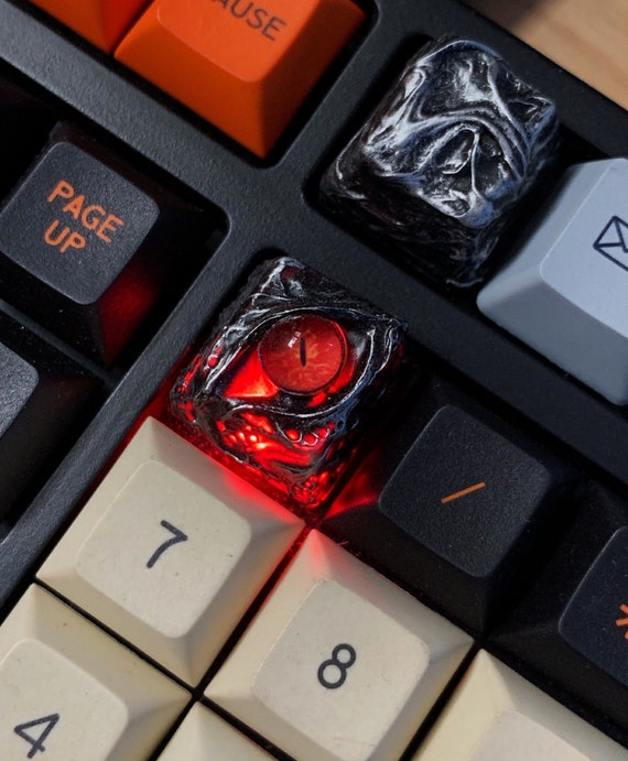 Black Dragon Eye Artisan Keycap SA Height Key Cap for Mechanical