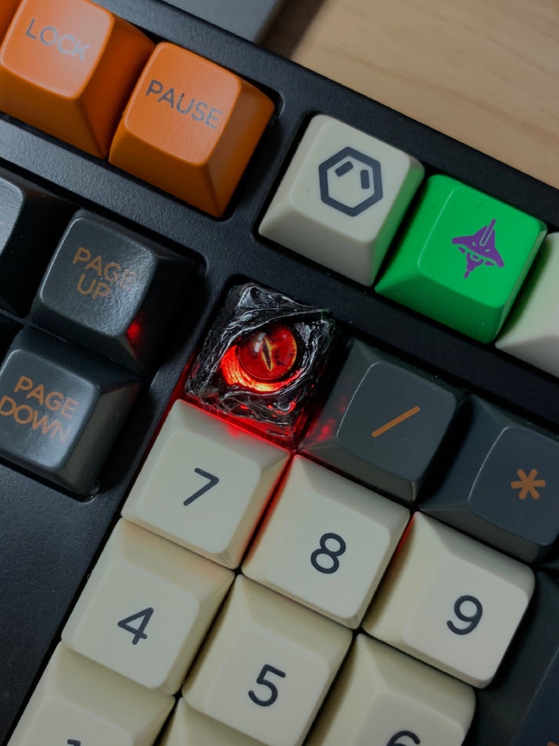 Black Dragon Eye Artisan Keycap SA Height Key Cap pour clavier Etsy
