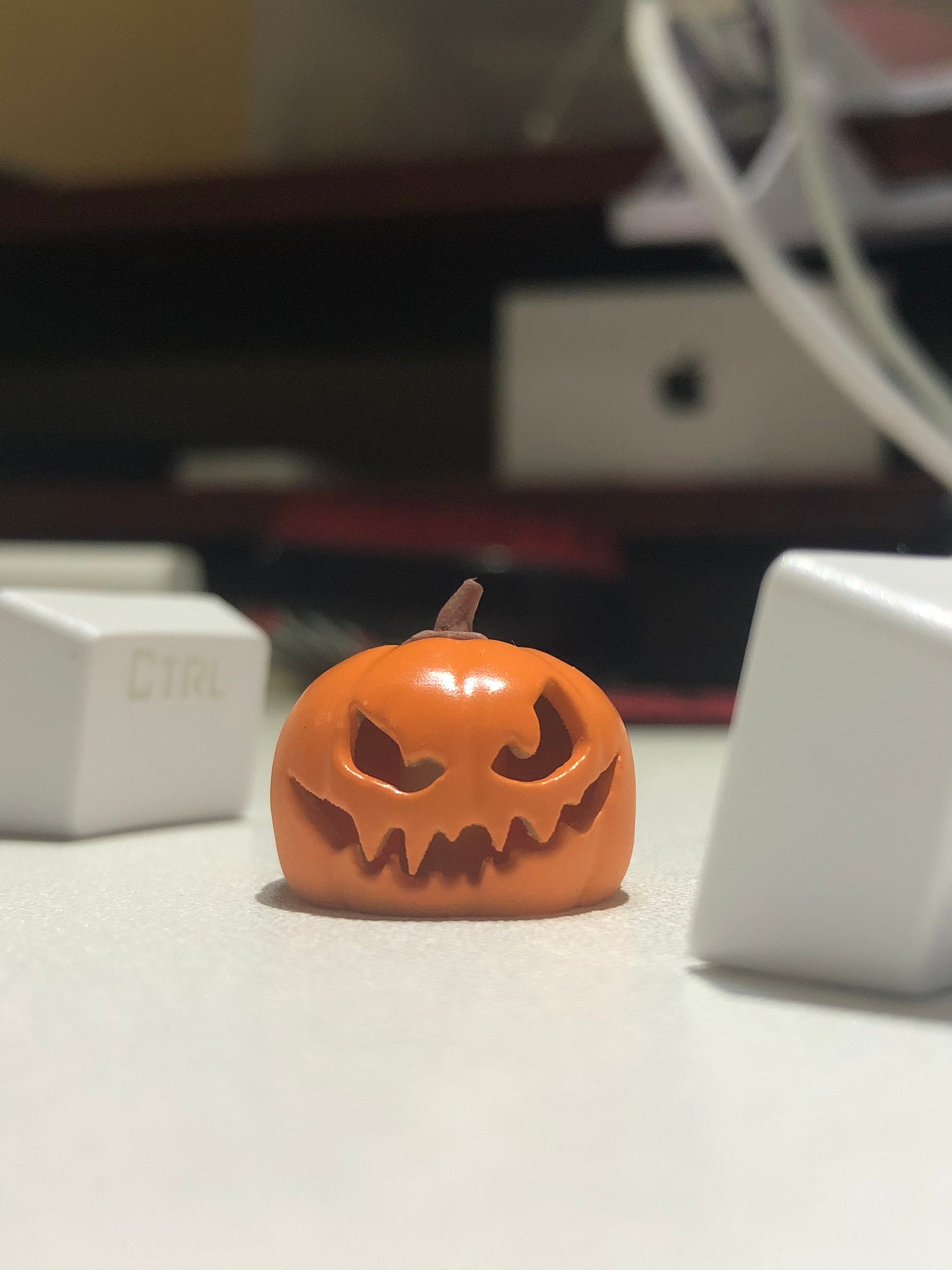 Halloween Pumpkin Jack O'lantern Inspired Resin Artisan - Etsy Finland