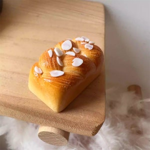 Almond Toast Inspired Caly Artisan Handmade 1.75U Keycap MX Key Cap for Mechanical Keyboard image 6