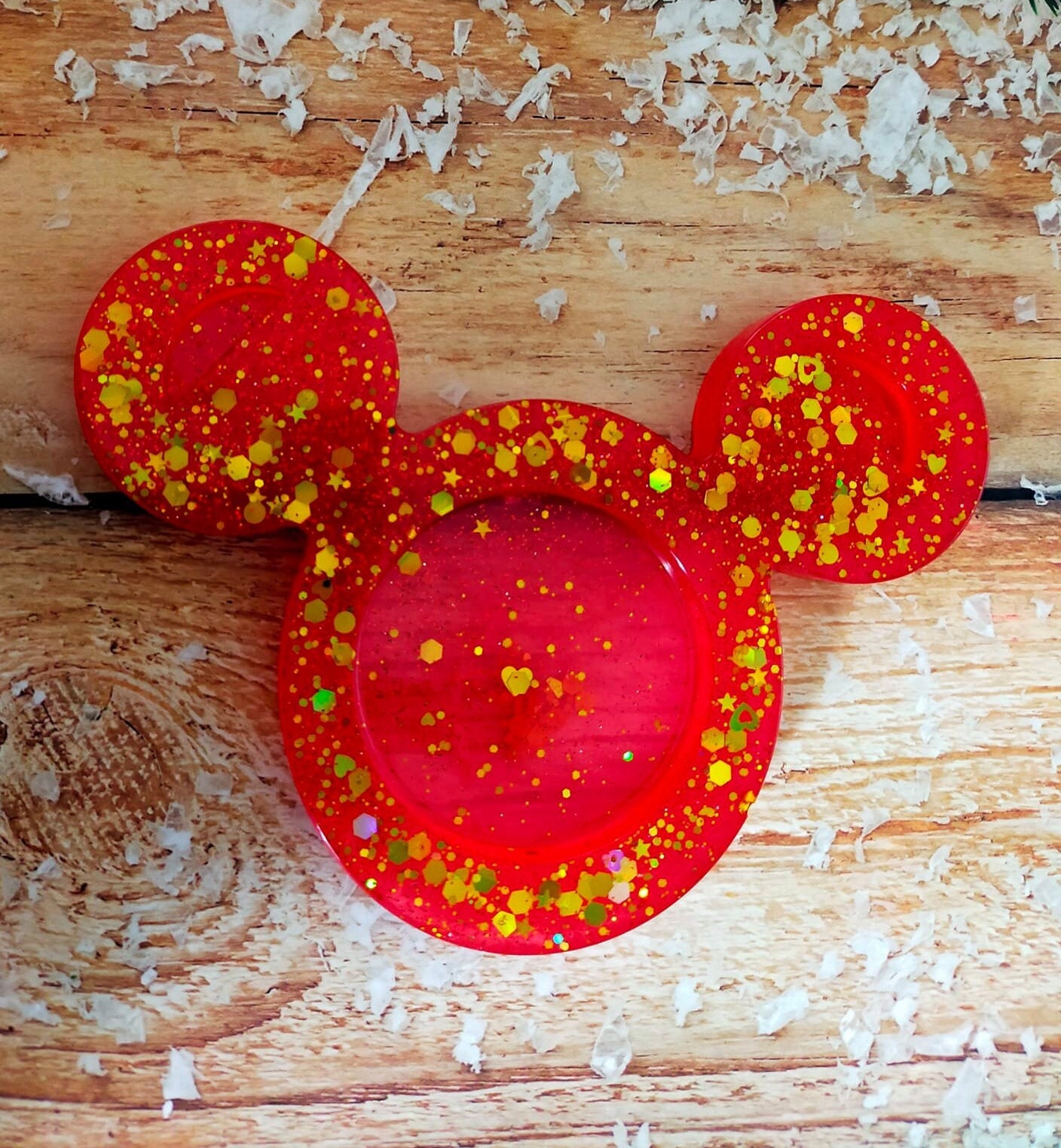 Sous Verre Tête de Mickey Spécial Fête