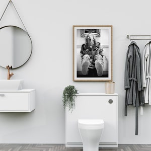 Framed Dumb & Dumber 'Harry Bathroom' Art Print – 9x11 – Limited Edition W/ Signed COA