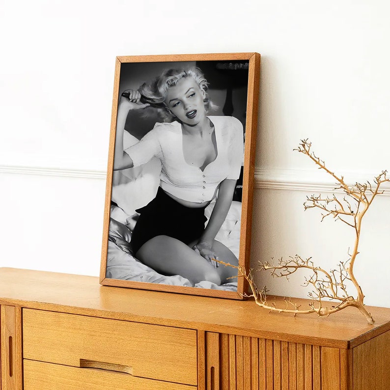 Marilyn Monroe Movie Poster, Vintage Wall Art, Marilyn Monroe Prints, Feminist Poster, Bedroom Wall Decor, Classic Movie, Monroe Gifts