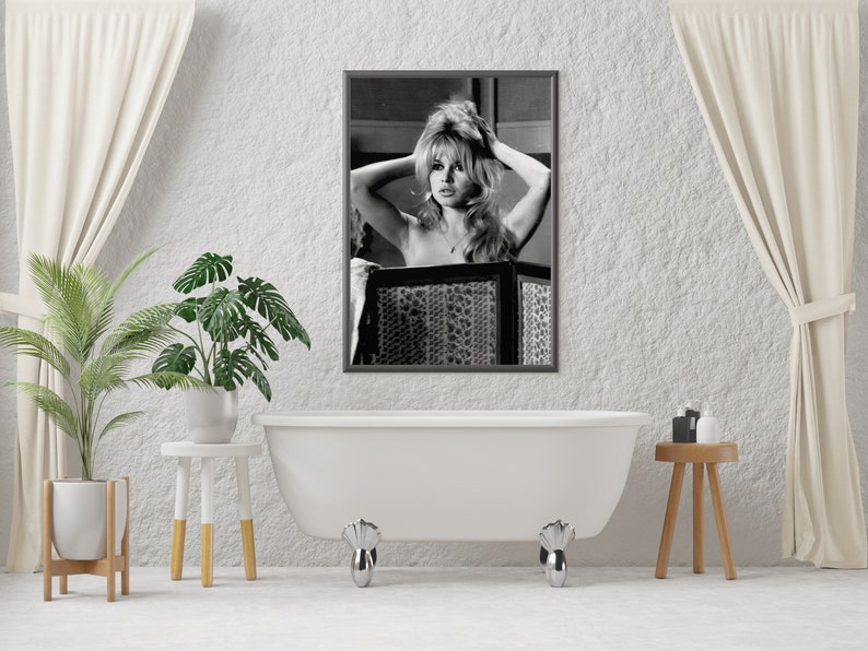 brigitte bardot, photo print, black and white, vintage wall art, fashion photography, old hollywood decor, teen girl room decor, girls bedroom print, glam wall art, fashion poster, vintage poster, hollywood prints, digital download