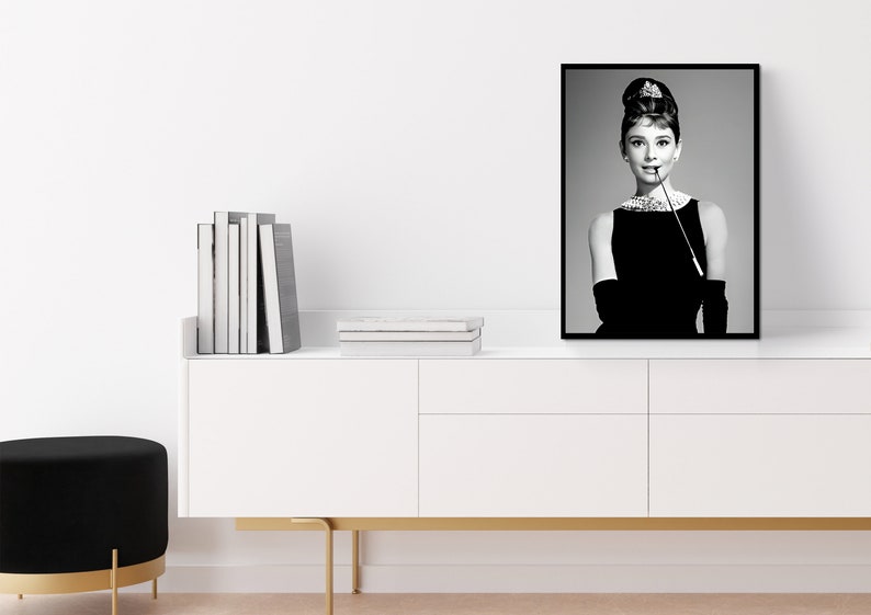 audrey hepburn print, music posters, audrey hepburn, wall art, old hollywood decor, black and white, antique photos, wall art, wall decor, hollywood poster, audrey hepburn art, vintage movie poster, audrey hepburn decor