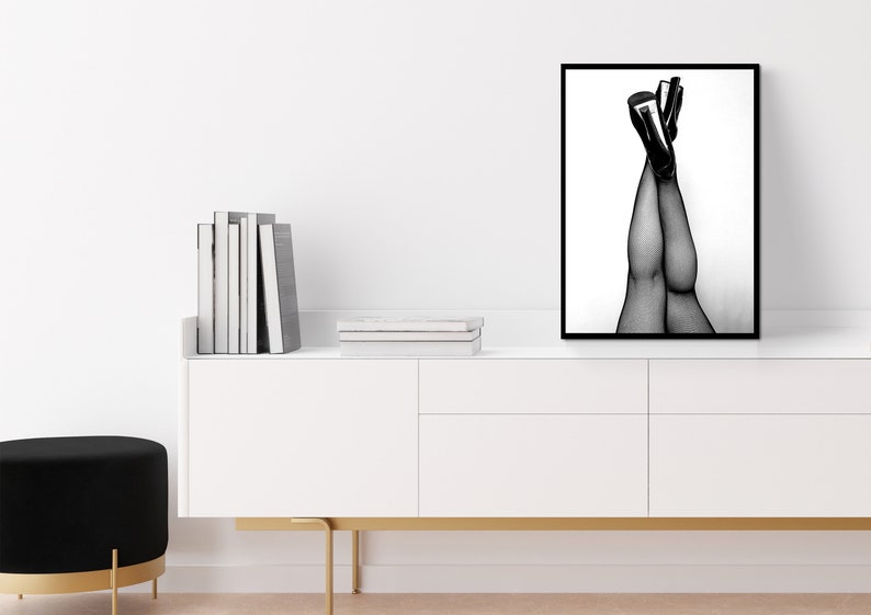 high heels print, black and white, fashion photography, feminist poster, beauty room decor, teen girl wall art, printable, digital download, high heels poster, girls bedroom print, fashion poster, feminist poster, fashion wall art