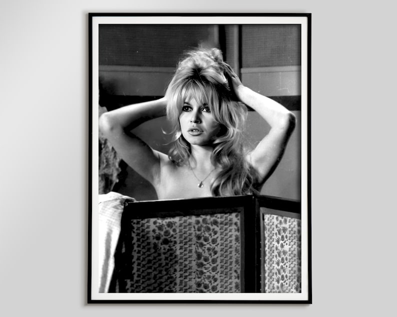 brigitte bardot, photo print, black and white, vintage wall art, fashion photography, old hollywood decor, teen girl room decor, girls bedroom print, glam wall art, fashion poster, vintage poster, hollywood prints, digital download