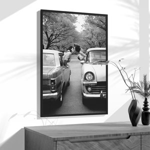 lesbian poster	kiss poster	lesbian print	lesbian photo	lesbian wall art	human rights	lesbian decor	girls kissing print	vintage poster	black and white	lesbian couple gift	feminine poster	funny bar decor