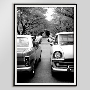 Vintage Lesbian Poster Black and White Feminine Decor - LGBT Art