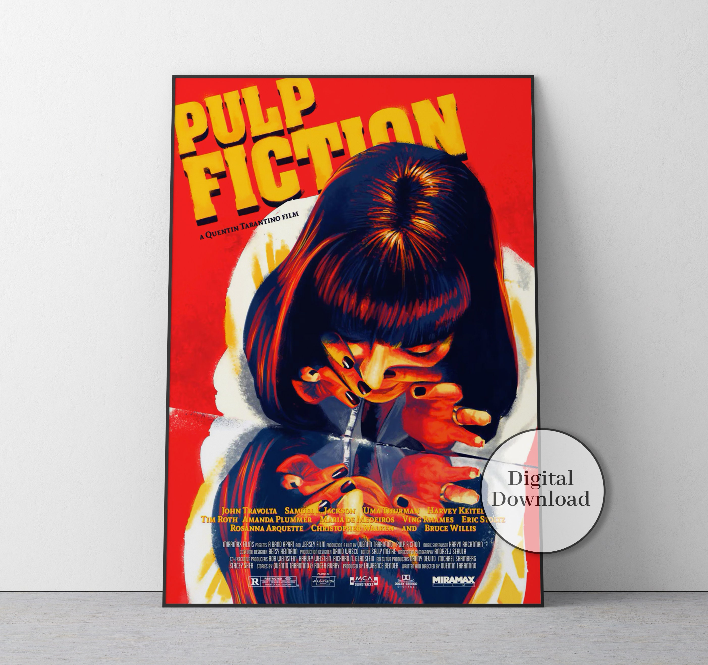 PULP FICTION, Original Czech Poster