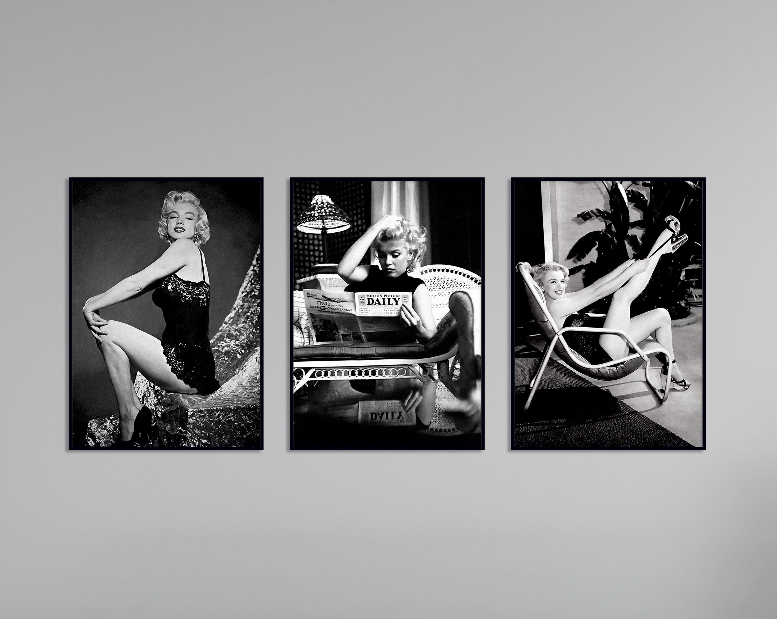 Horizontal Marilyn Monroe Print - Etsy, image size:3000x2392