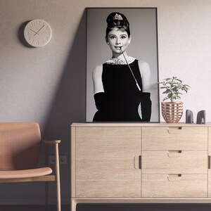 audrey hepburn print, music posters, audrey hepburn, wall art, old hollywood decor, black and white, antique photos, wall art, wall decor, hollywood poster, audrey hepburn art, vintage movie poster, audrey hepburn decor
