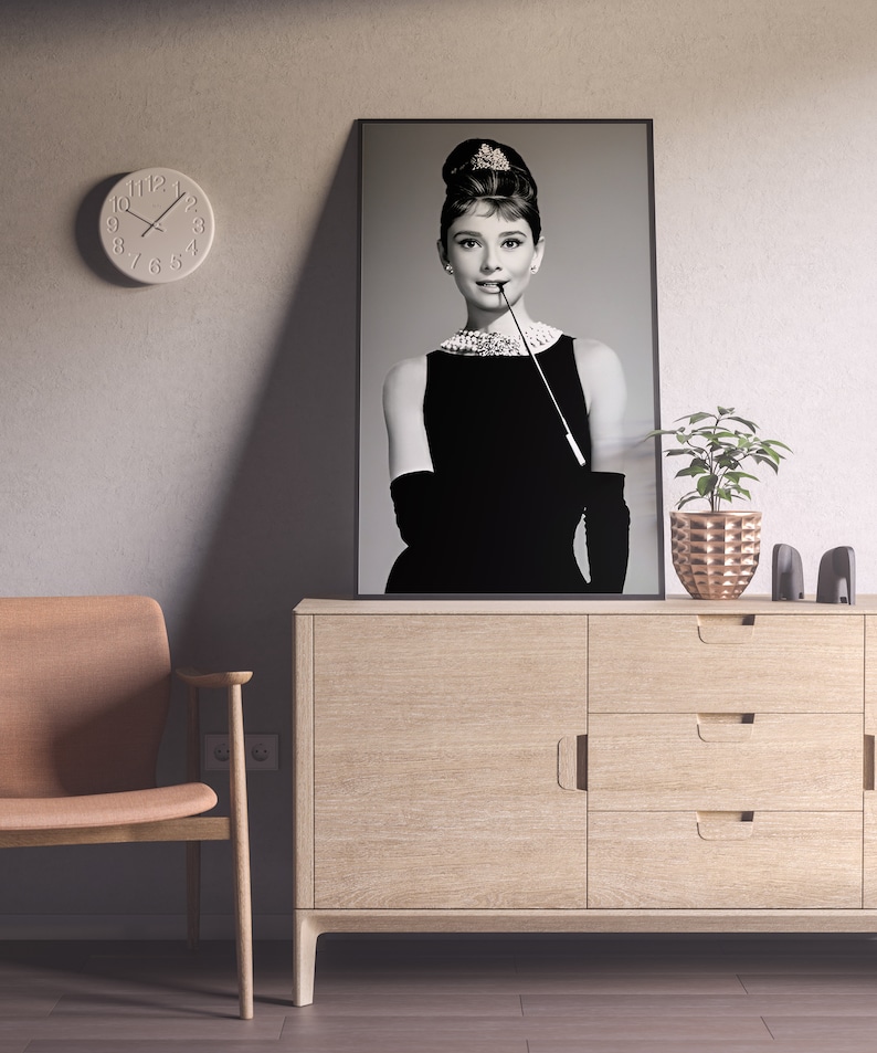 audrey hepburn print, music posters, audrey hepburn, wall art, old hollywood decor, black and white, antique photos, wall art, wall decor, hollywood poster, audrey hepburn art, vintage movie poster, audrey hepburn decor