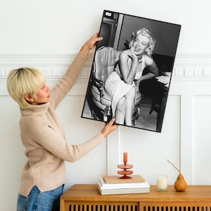 Marilyn Monroe Black and White Vintage Movie Poster (digital Print) - Etsy