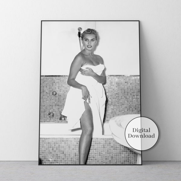 Sophia Loren Bathroom - Etsy
