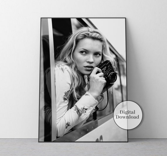 Fashion Photography Print, Black & White Poster