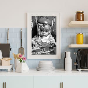 spaghetti print, funny wall art, italian print, kids room decor, pasta poster, kitchen wall decor, digital download, dinning room decor, spaghetti poster, funny poster, pasta print, eating spaghetti, restaurant decor