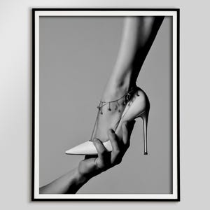 Feminist Wall Art Print: High Heels Fashion Poster (Digital Download)