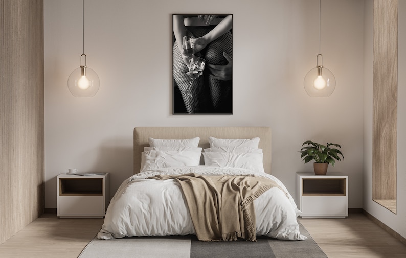 romance print, bar print, black and white, woman drinking wine, wine poster, sexy wall art, bar cart print, teen girl room decor, romantic couple, romantic wall art, bar cart wall art, bar wall art, sexy bar decor