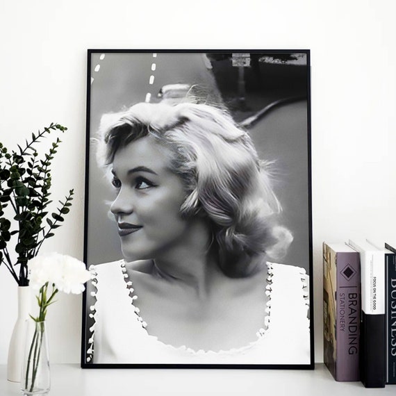 Poster vintage in bianco e nero di Marilyn Monroe Decorazione della camera  da letto alla moda del femminismo -  Italia