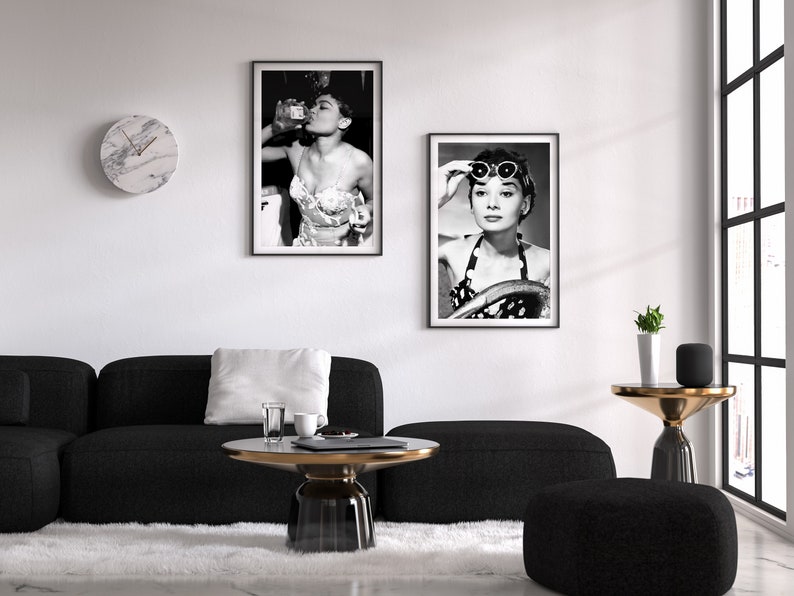 eartha kitt, eartha kitt print, woman drinking print, black and white, vintage photography, feminist poster, printable wall art, retro music poster, room decor, vintage fashion, retro wall art, feminist print, luxury prints