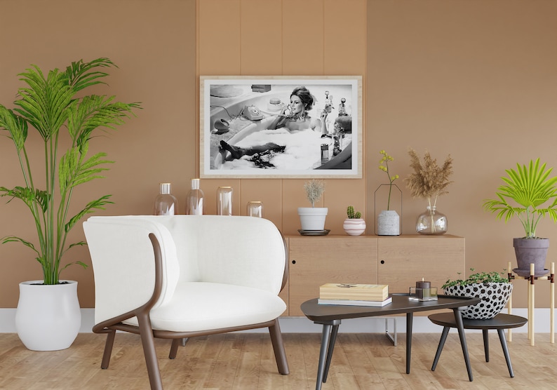 brigitte bardot, poster print, vintage poster, black and white, photography print, bathroom wall decor, bardot print, feminist wall art, sexy poster, bathroom prints, bathroom wall art, fashion prints, vintage home decor