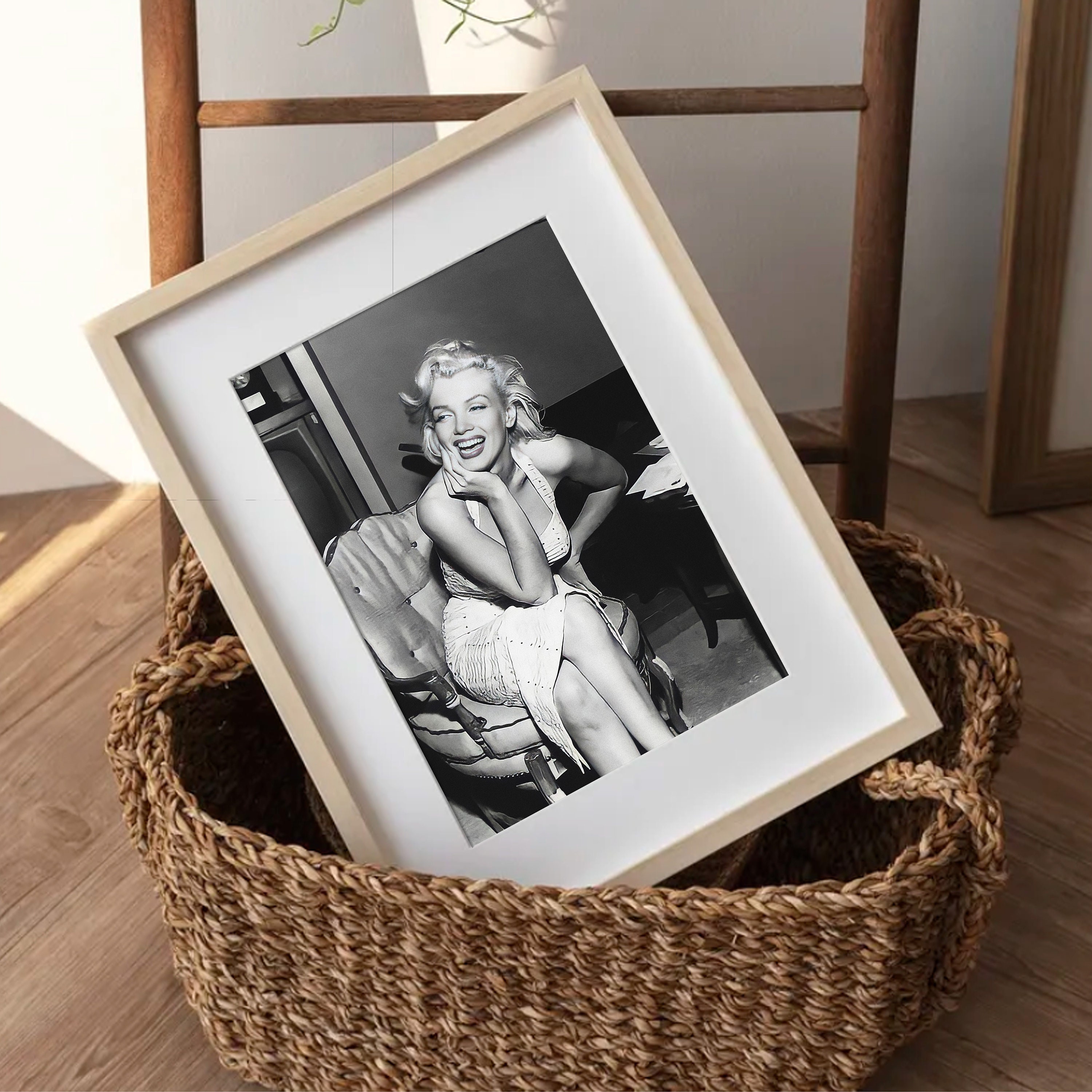 Marilyn Monroe Black and White Vintage Movie Poster (digital Print) - Etsy
