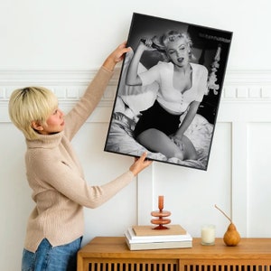 Marilyn Monroe Movie Poster, Vintage Wall Art, Marilyn Monroe Prints, Feminist Poster, Bedroom Wall Decor, Classic Movie, Monroe Gifts