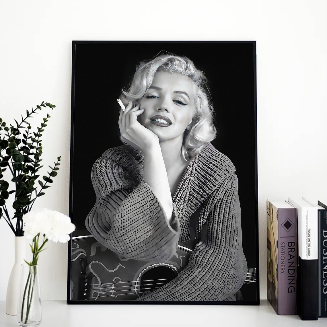 Marilyn Monroe Poster Marilyn Monroe Prints Black and White - Etsy