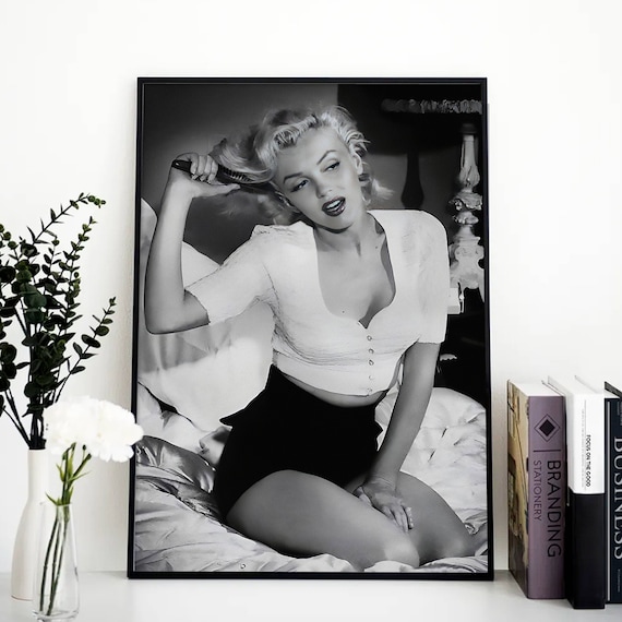 Marilyn Monroe Movie Poster, Vintage Wall Art, Marilyn Monroe Prints,  Feminist Poster, Bedroom Wall Decor, Classic Movie, Monroe Gifts