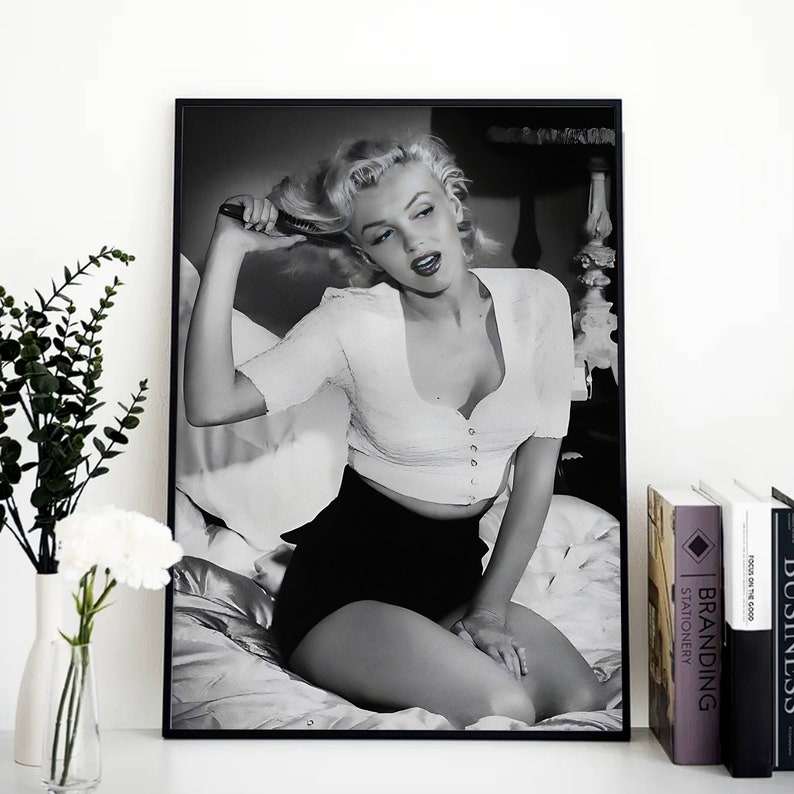 Marilyn Monroe Movie Poster, Vintage Wall Art, Marilyn Monroe Prints, Feminist Poster, Bedroom Wall Decor, Classic Movie, Monroe Gifts