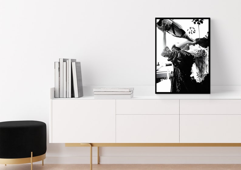 feminist print, women drinking, teen girl room decor, funny prints, black and white, vintage poster, bar decor, alcohol wall art, drinking poster, woman art print, bar wall art, home bar decor, vintage art print