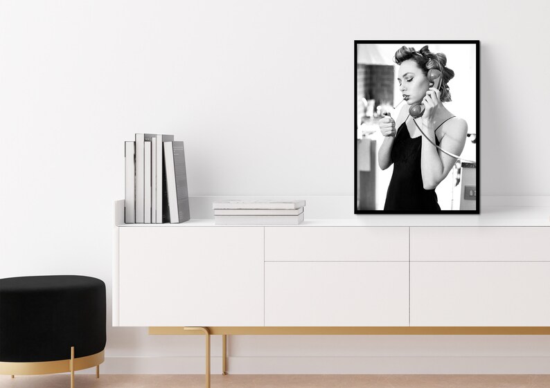 smoking poster, black and white, feminist print, teen girl room decor, girly wall art, kitchen wall decor, digital download, feminist poster, cigarette poster, kitchen wall art, woman smoking, teen girl wall art, printable wall art