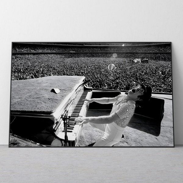 Black and White Vintage Concert Poster Etsy