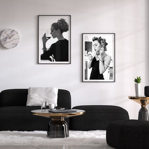 smoking poster, black and white, feminist print, teen girl room decor, girly wall art, kitchen wall decor, digital download, feminist poster, cigarette poster, kitchen wall art, woman smoking, teen girl wall art, printable wall art