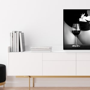 vintage wine poster, black and white, fine art print, wine wall art, digital download, cocktail wall art, bar cart print, digital download, wine print, vintage bar print, woman drinking wine, wine art print, wine bar decor