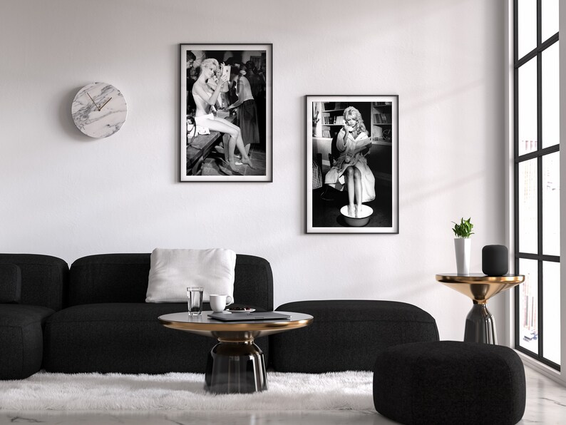 brigitte bardot, fashion photography, black and white, brigitte bardot, poster print, makeup room decor, vintage movie poster, glam wall art, fashion print, old hollywood decor, vintage photography, beauty room decor, dressing room decor