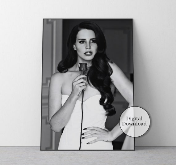 Lana Del Rey Vintage Kraft Paper Poster Born To Die Wall Art Decor